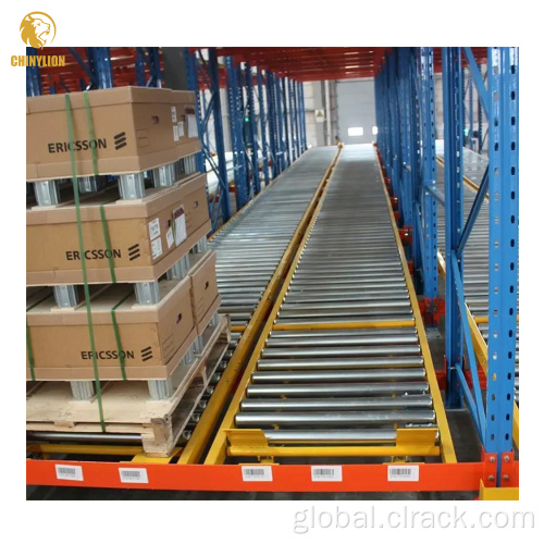 Gravity Pallet Flow Rack Pallet Flow Rack System For Warehouse Manufactory